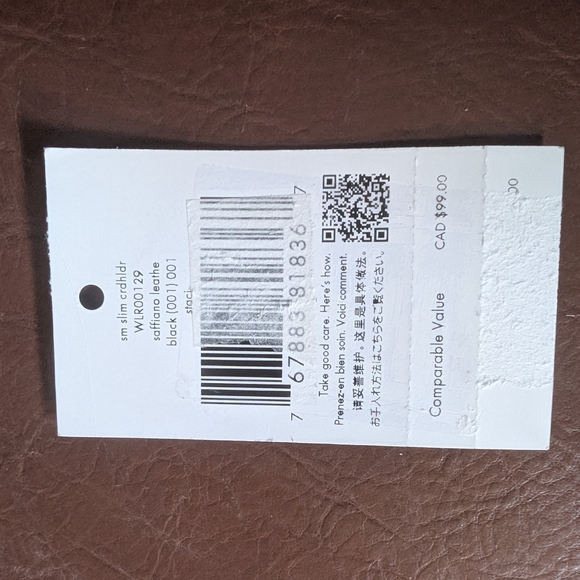 Kate Spade Elegant Black Card Holder - Picture 6 of 6